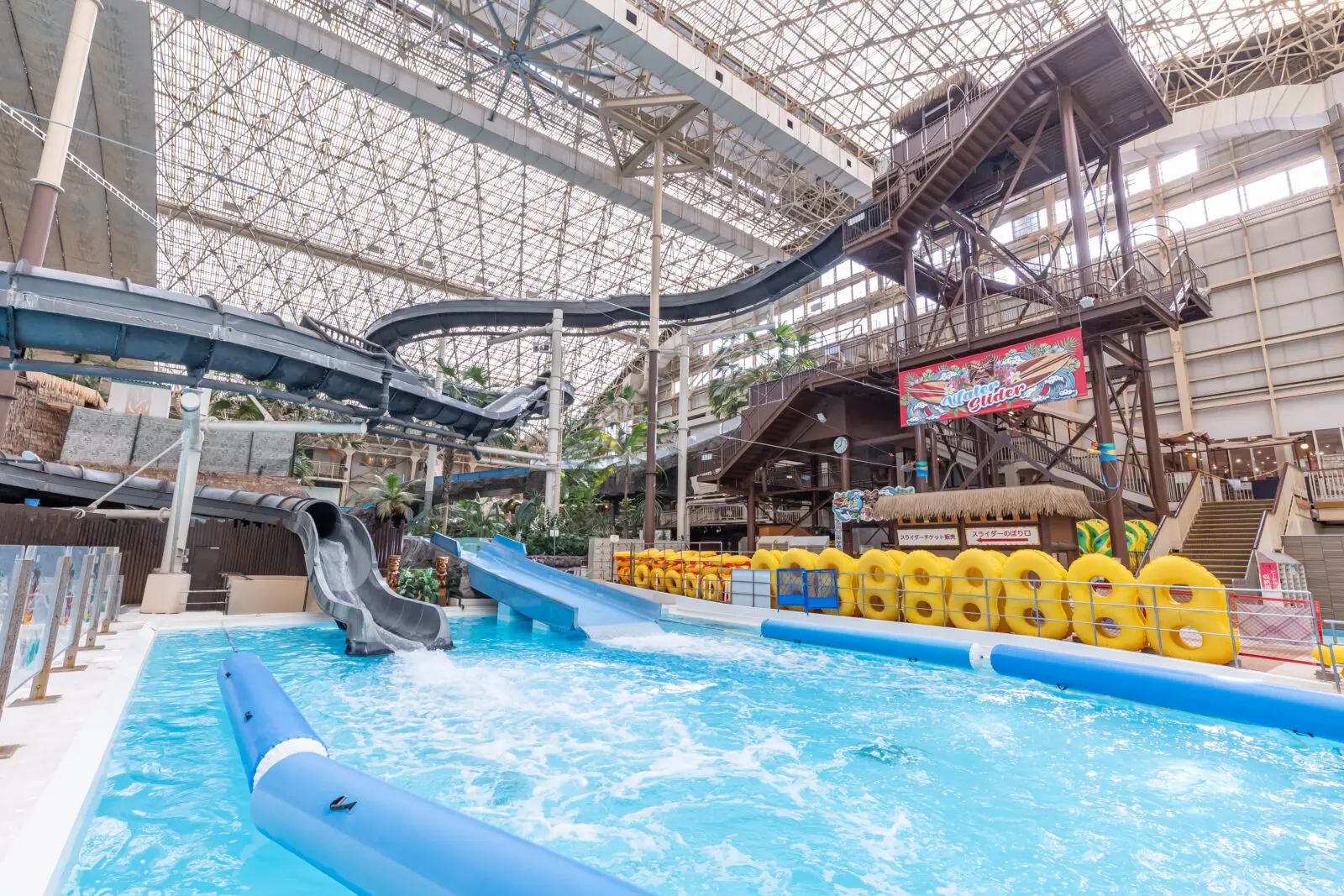 ★【7月】圧巻ポリネシアンショー！　大きな温泉プール！　巨大露天風呂！スパリゾートハワイアンズ入場券付き日帰りツアー